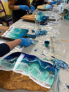 Epoxy Resin Art Workshop: Ocean on a Cheese Board